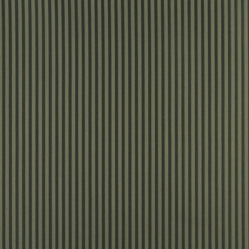 Hunter Green And Green Thin Striped Jacquard Woven Upholstery Fabric By The Yard Pattern # D366
