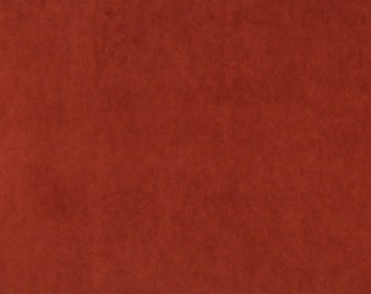 Orange Eco Friendly Made in America Velvet Upholstery Fabric by the Yard - SKU: Darlene Rust