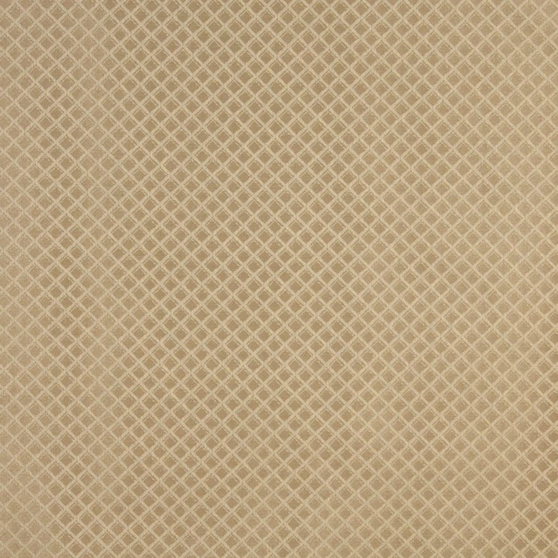 Pattern # A449 Beige Small Two Toned Diamond Upholstery Fabric By The Yard