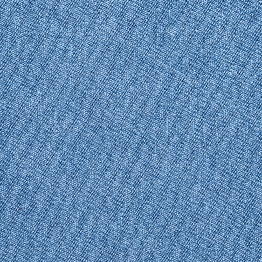 Light Blue Washed Preshrunk Upholstery Grade Denim Fabric by the