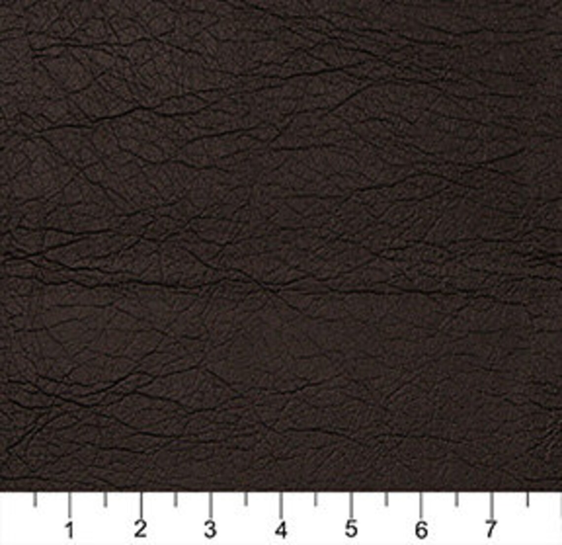 Dark Brown Leather Grain Upholstery Faux Leather by the Yard Etsy