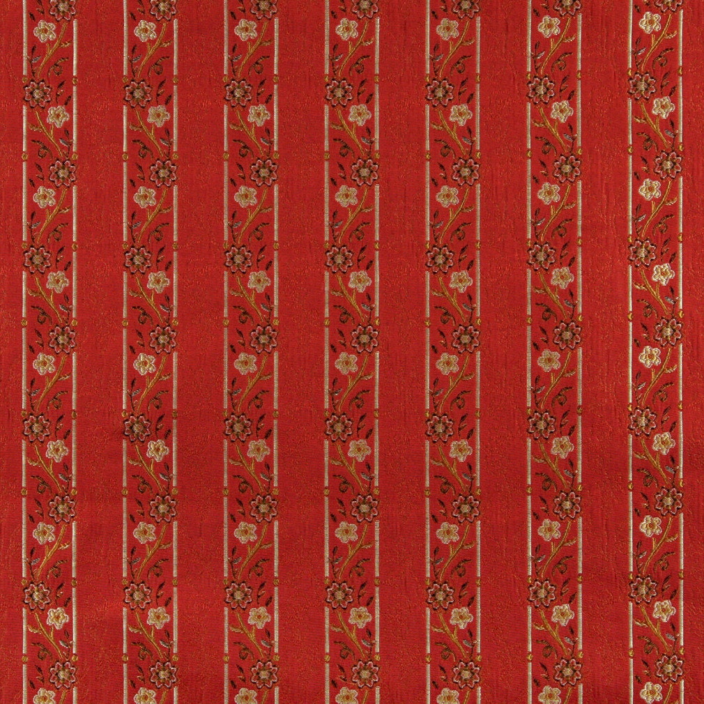 E675 Red Washed Preshrunk Upholstery Grade Denim Fabric
