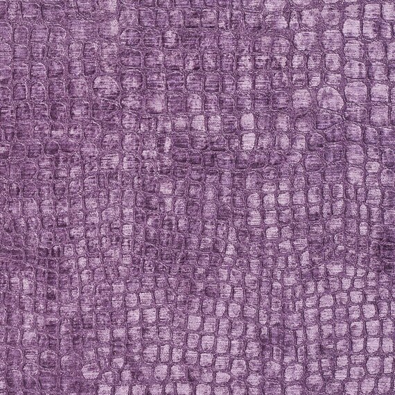 A0151G Platinum Textured Alligator Woven Velvet Upholstery Fabric By The Yard