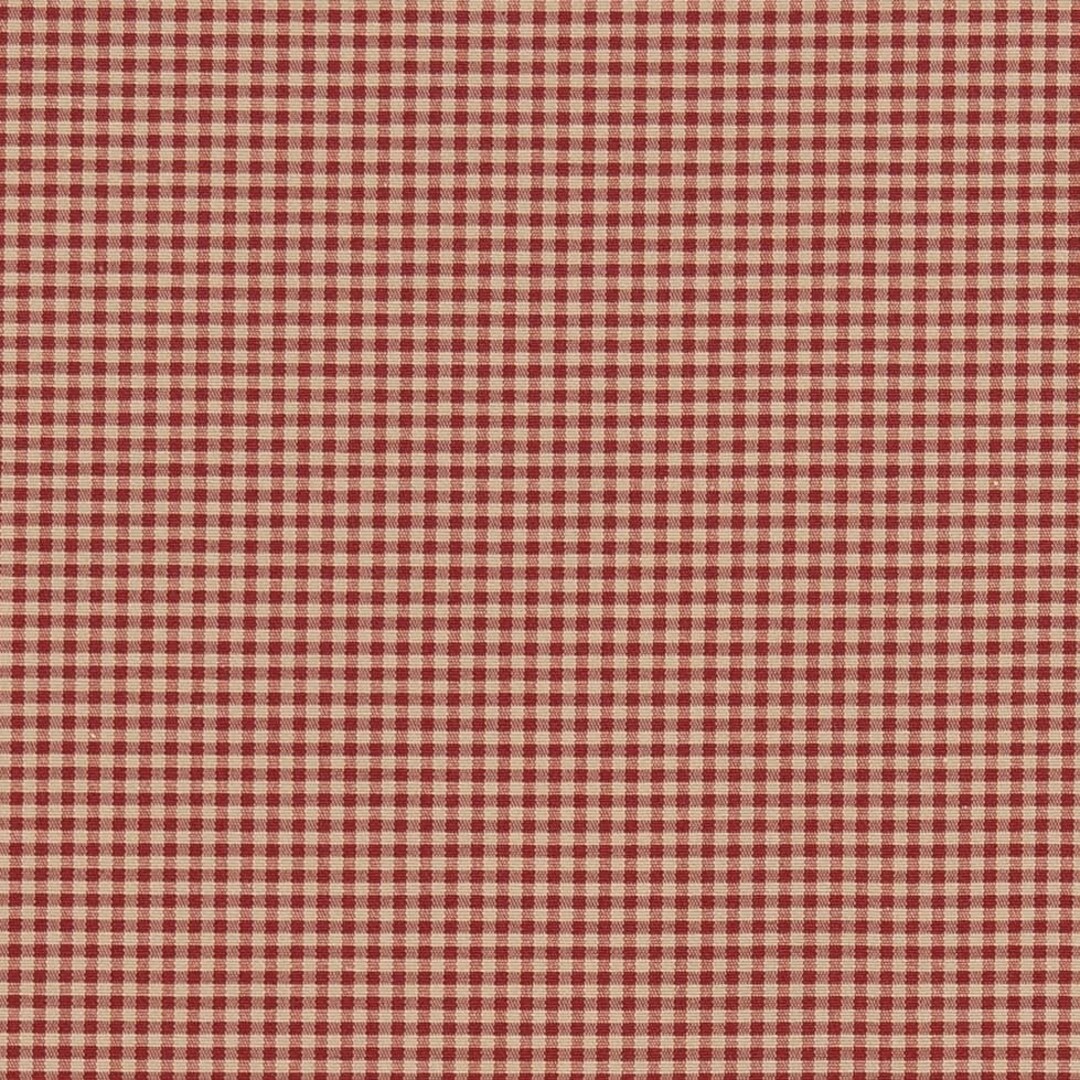 Red Check Small Scale Woven Pattern Upholstery Fabric by the Yard - SKU ...