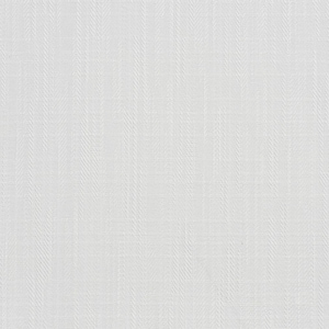 Tissu d'ameublement tissé aspect lin blanc à chevrons à petite échelle par mètre - SKU : Cartier Cloud