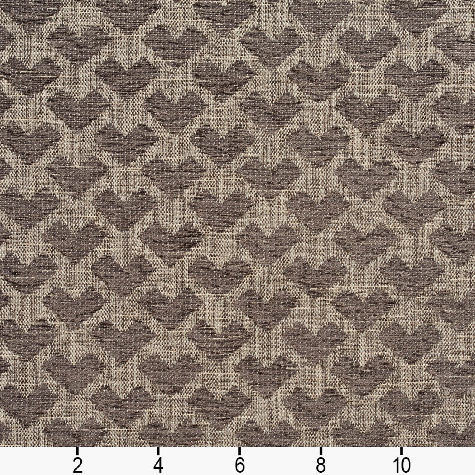 Grey Small Scale Geometric Woven Pattern Upholstery Fabric by the Yard ...