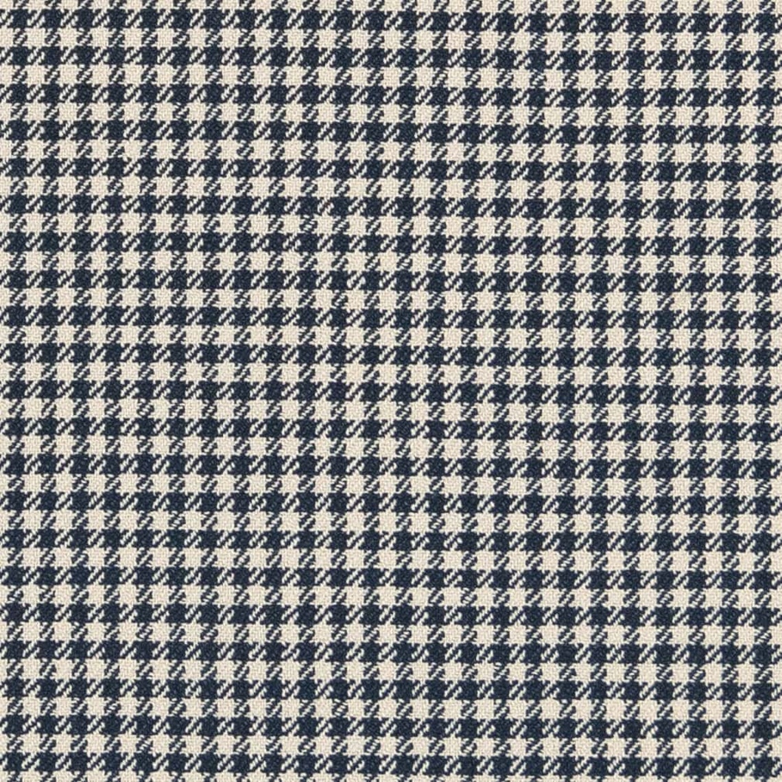Scale Check Pattern Blue Check Small Scale Houndstooth Check Woven Pattern Upholstery ...