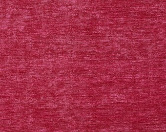 Tessuto per tappezzeria in velluto rosa tagliato su misura - SKU: Garland Fuchsia