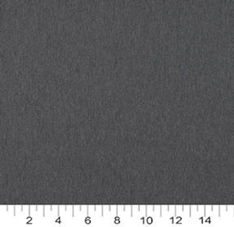 Charcoal Solid Designer Quality Upholstery Fabric By The Yard Pattern # A0003B