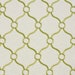 Green Embroidery Geometric Linen Look Woven Pattern Upholstery Fabric ...