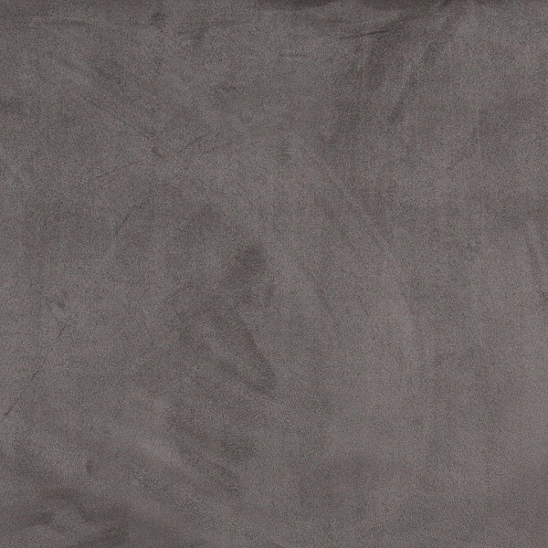 Gray Microsuede Upholstery Fabric | Pattern #C093