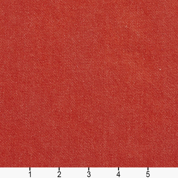 Red denim sale material