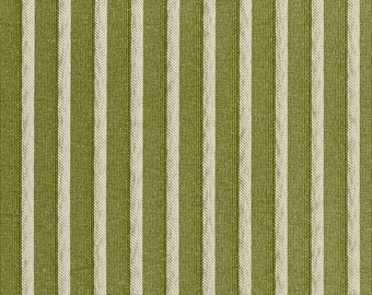 Light Green Striped Jacquard Woven Upholstery Fabric By The Yard | Pattern # B613