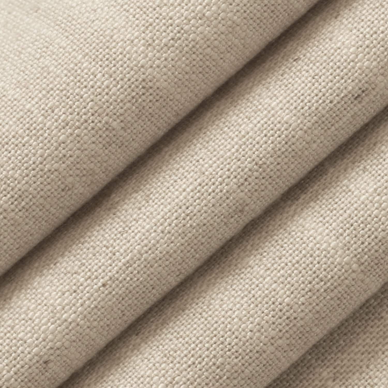 Beige OEKA-TEX Standard 100 Certified Plain Linen Blend Upholstery ...