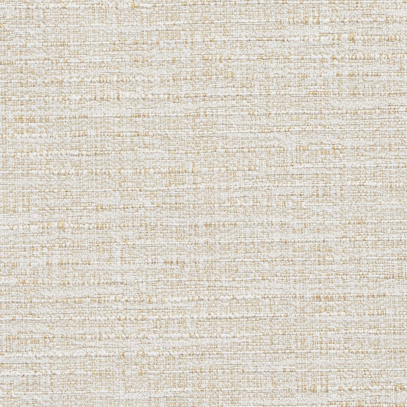 Pattern # A0180J Ivory Textured Woven Upholstery Fabric By The Yard