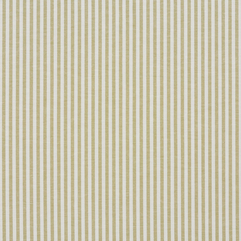 Spring Green And White Ticking Stripes Cotton Heavy Duty Upholstery Fabric By The Yard Pattern # A567