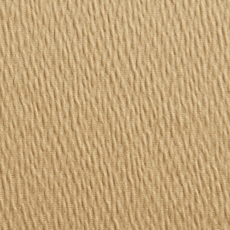 Gold Solid Textured Wrinkle Look Upholstery Fabric By The Yard Pattern # A0260H