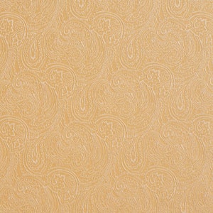 Yellow Paisley Woven Pattern Upholstery Fabric by the Yard SKU: Hodge ...