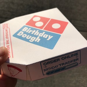 Mini Birthday Pizza Dough Money Holder/ gift card***Digital Download ****