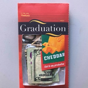 Cheddar Geld Umschlag zum Schulabschluss: Geschenk zum Ausdrucken (Download)