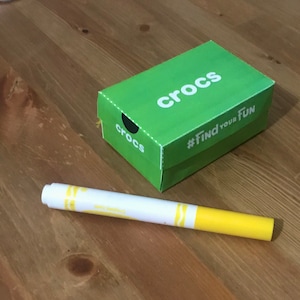 Crocs Mini Shoe Box---Digital DOWNLOAD &PRINT