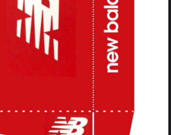 New Balance Mini Shoe Box---digital DOWNLOAD &PRINT