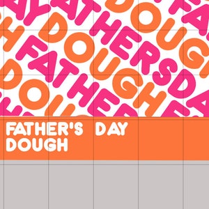 Mini PADRE DÍA Dough-Nut Box Money Holder / tarjeta de regalo***Descarga digital ****