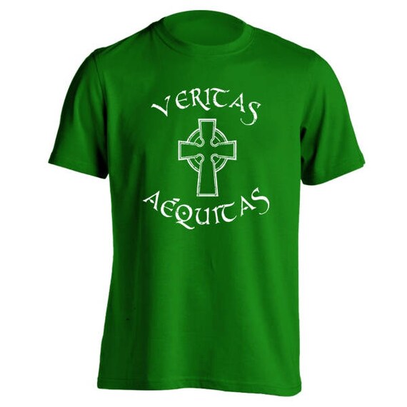 Boondocks Saints Veritas Aequitas Irish Cross Black Crewneck Sweatshirt