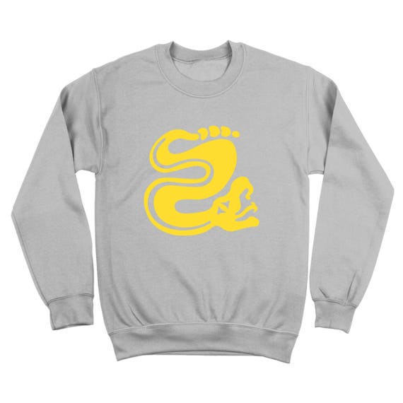 Silver Snakes Team Costume Outfit Nickelodeon Gray Crewneck Sweatshirt