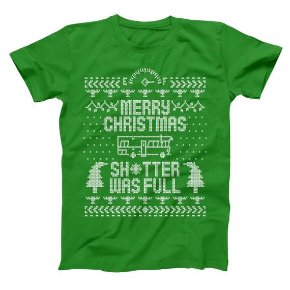 Merry Christmas Sh*Tters Full Griswold Vacation Red Basic Men/'s T-Shirt