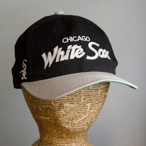 Vintage Chicago White Sox Hat Snap Back Six Panel Adult Baseball Cap MLB Sports Specialties Brand The Twill Style Embroidered 90s Streetwear