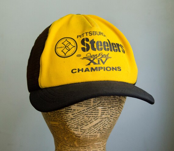 NFLPittsburgh Steelers キャップ 80年代ヴィンテージ ヴィンテージ ピッツバーグ スティーラーズ ハット スーパーボウル XIV