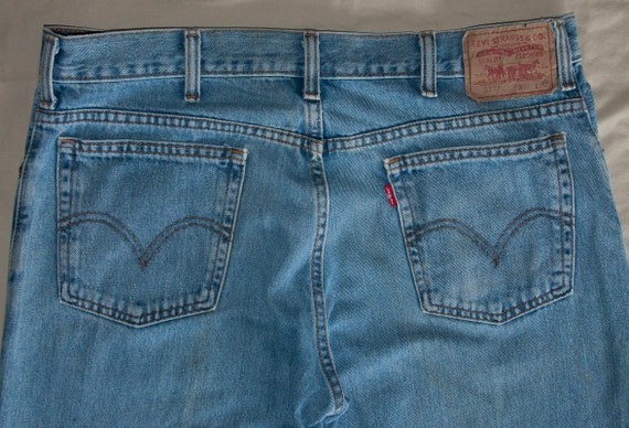 00s Vintage LEVIS 517 Jeans Bootcut Mens 36x30 Re… - image 4