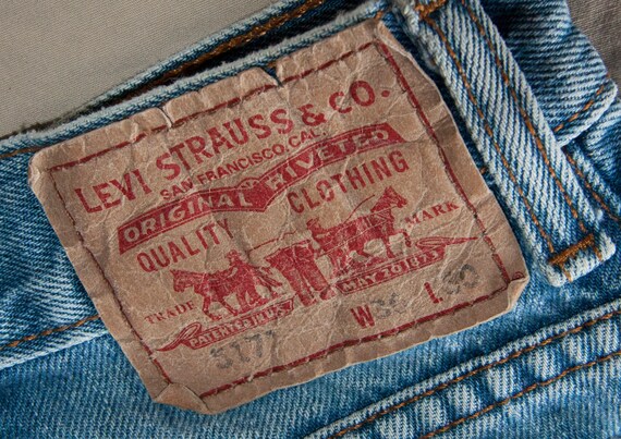 00s Vintage LEVIS 517 Jeans Bootcut Mens 36x30 Re… - image 5