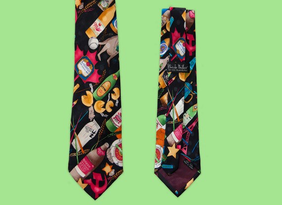 VTG Nicole Miller silk necktie