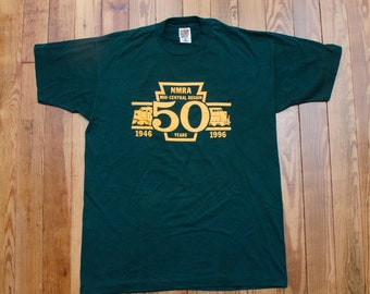90s Vintage Kudzu T-shirt Size XL Single Stitch Anvil Brand Green