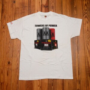 Vintage Winchester Ammo Shirt Size XL Fruit of the Loom Brand 100% Cotton TShirt Towers of Power Graphic Tee Made in USA Streetwear Style
