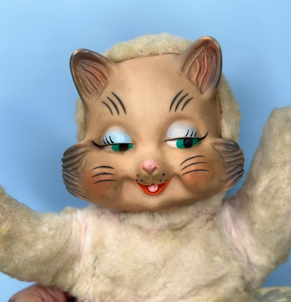 Vintage Rubber Face Cat Knickerbocker Animals of Distinction
