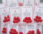 Hen Party Favours - Personalised - Red Chocolate Heart Dragees - L Plate Design
