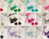 Personalised Hen Party Favour - 2 Chocolates Wine Glass Charm