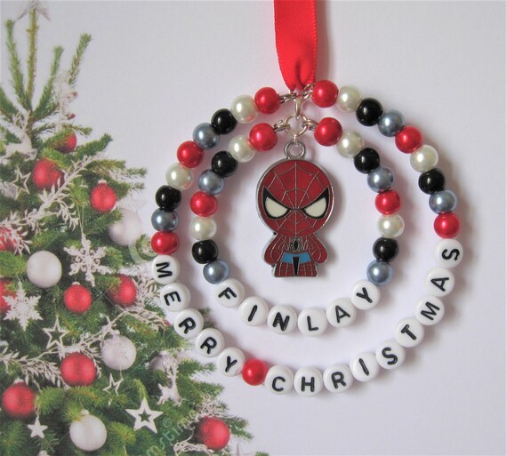 Personalised Marvel Spiderman Character Door Handle Tree Etsy
