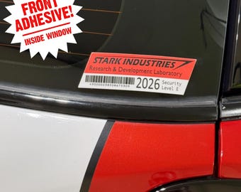 ADHÉSIF AVANT 2026 Autocollant de stationnement Stark Industries