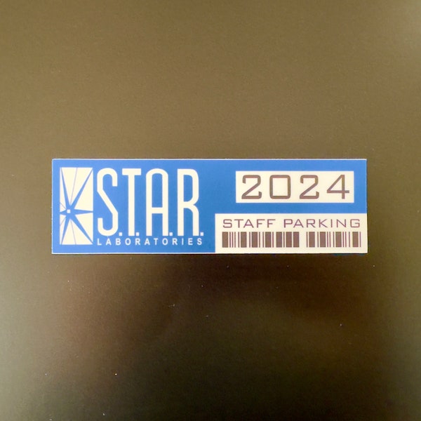 S.T.A.R. Labs Staff parking decal