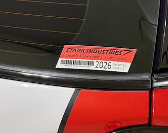 Décalcomanie de stationnement Stark Industries 2026