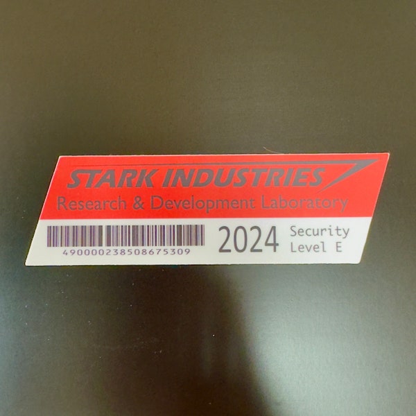 Stark Industries parking decal