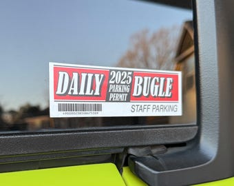 Sticker de parking Daily Bugle Staff 2025
