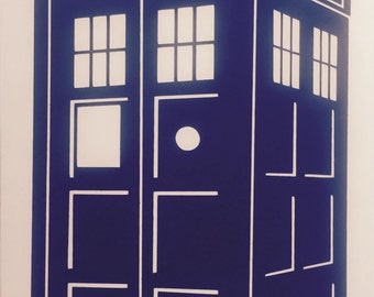 Police Box Vinyl Decal for Car Windows and Laptops Tardis in Vortex ...