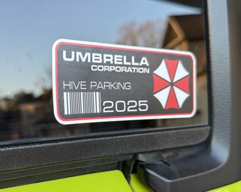 2025 Umbrella Corps parking decal