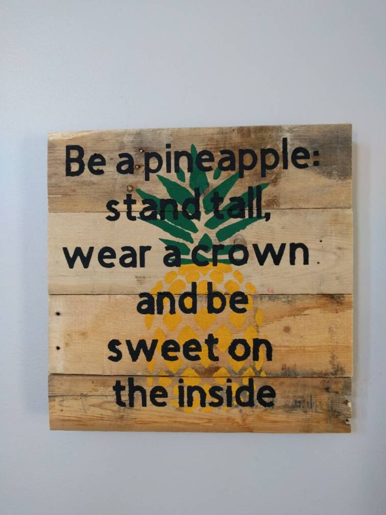 Painted Rustic Pallet Art To Hang On The Wall Home Sweet Etsy