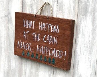 Funny Cabin Signs Etsy